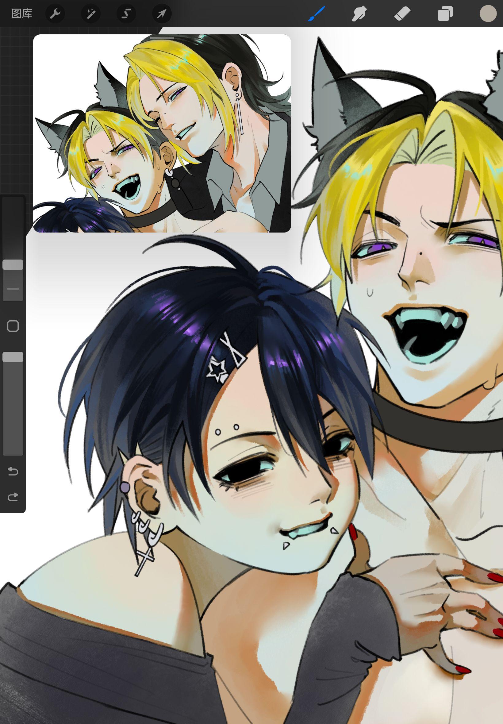 今天过生日，祝自己20岁了！（贺图没画完过几天发(╥_╥)）