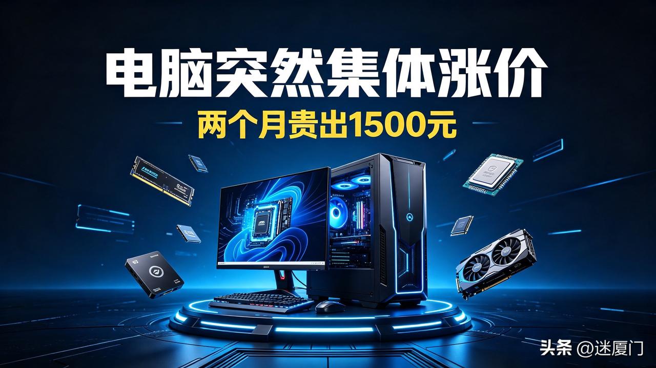 电脑突然集体涨价！两个月贵出1500元，真正原因很多人不知道！

谁也没料到！今