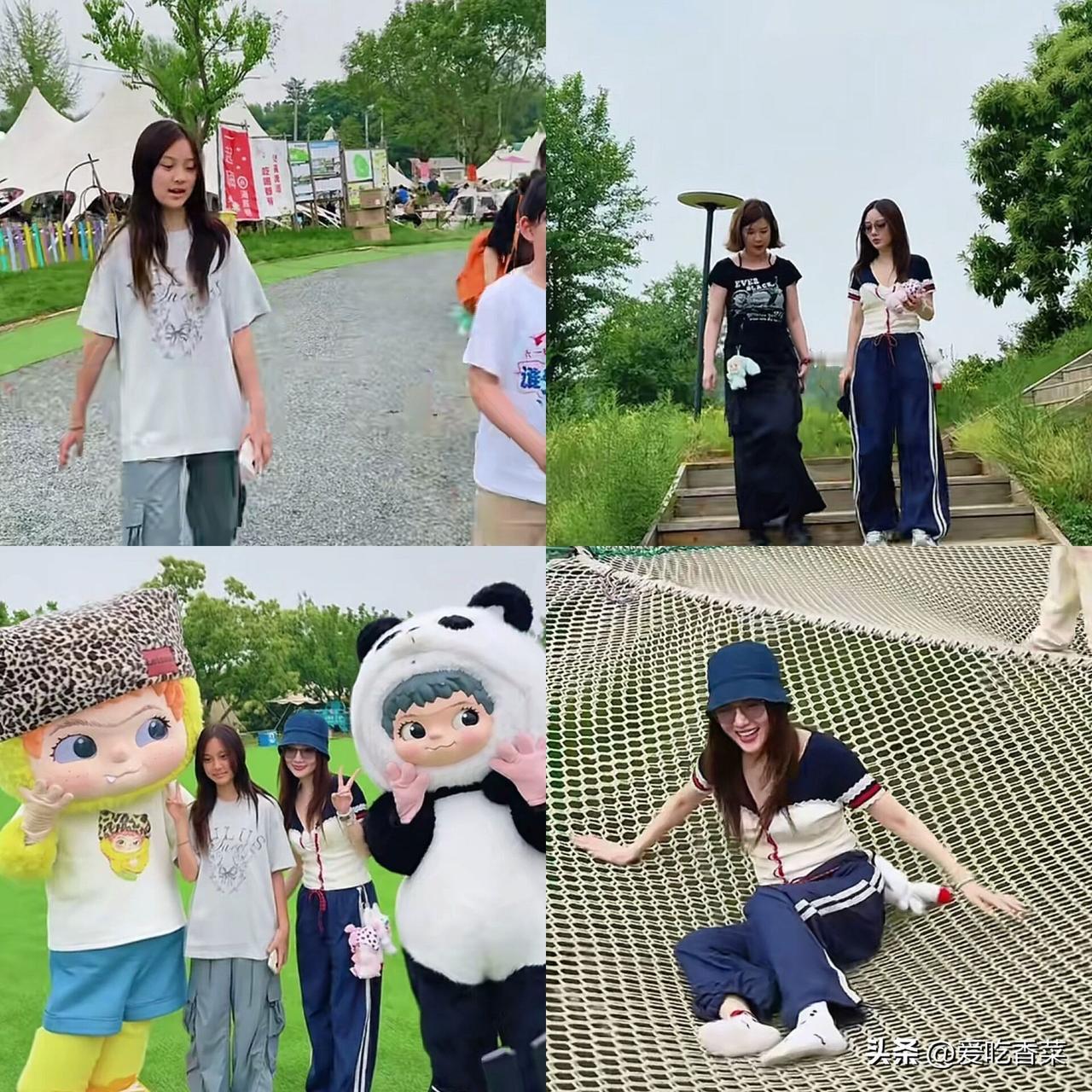 章子怡、杜华、贾乃亮、李小璐、佟丽娅、陈思诚集体带娃过六一，杜华的人缘可真好啊，