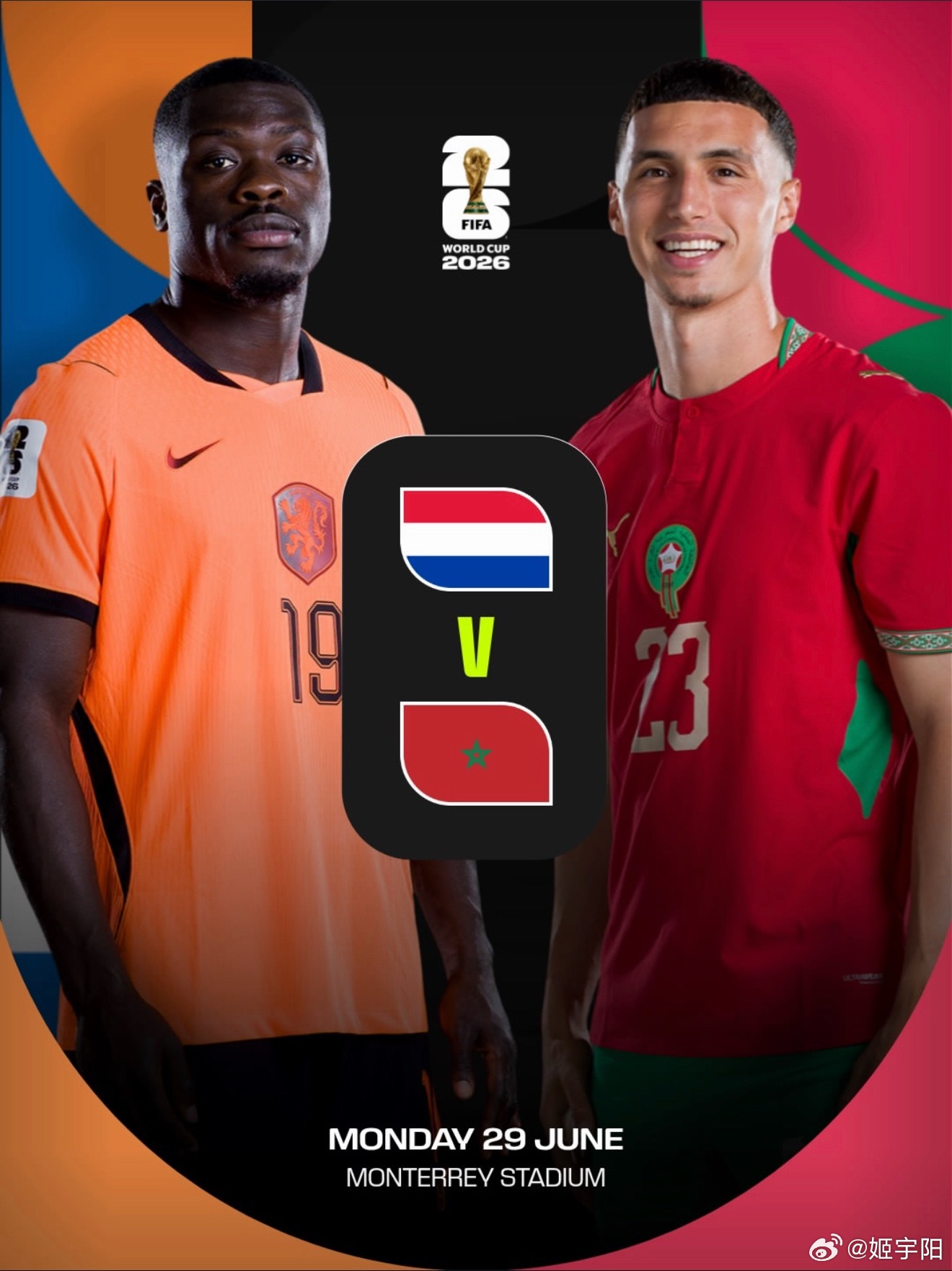 之前说 FIFA淘汰赛 赛前官方海报，露齿微笑的一方会获胜晋级。还真是哦！墨西哥