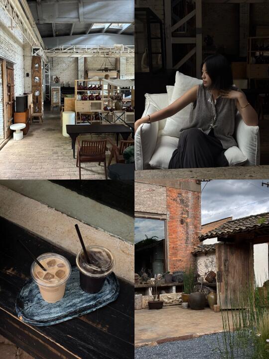 昆明|安安静静地坐在家具坊🛋️院子里喝咖啡