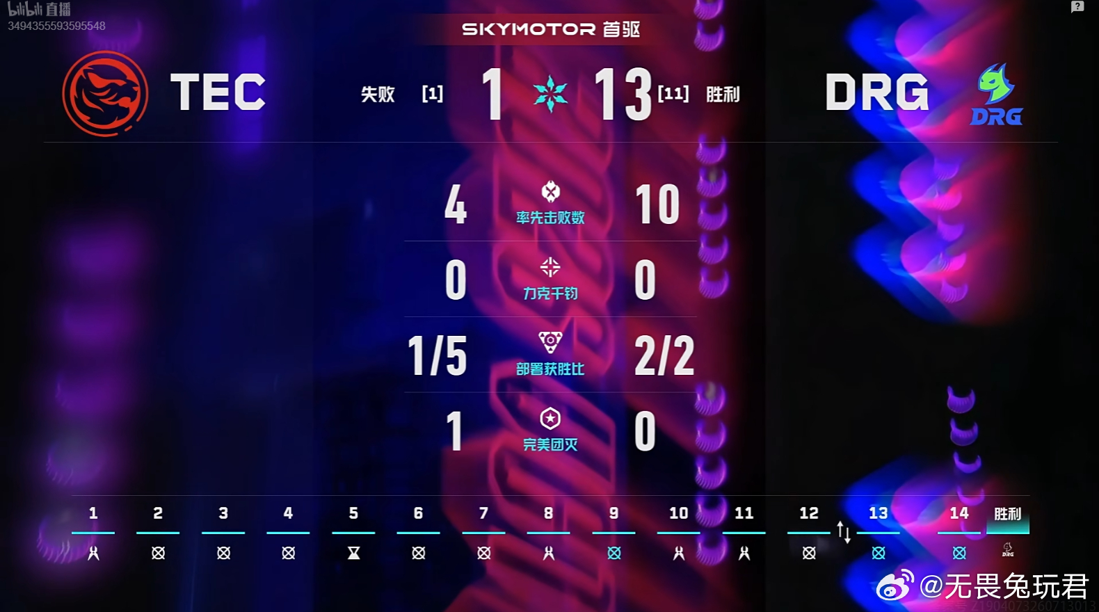 2026VCT CN第二赛段入围赛 | TEC 1-1 DRG图二亚海悬城，TE