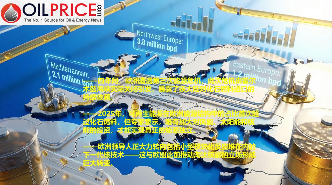 四年间三次危机：欧洲仍未通过能源考验，欧洲能源出路在哪里？

四年间第三次，欧洲