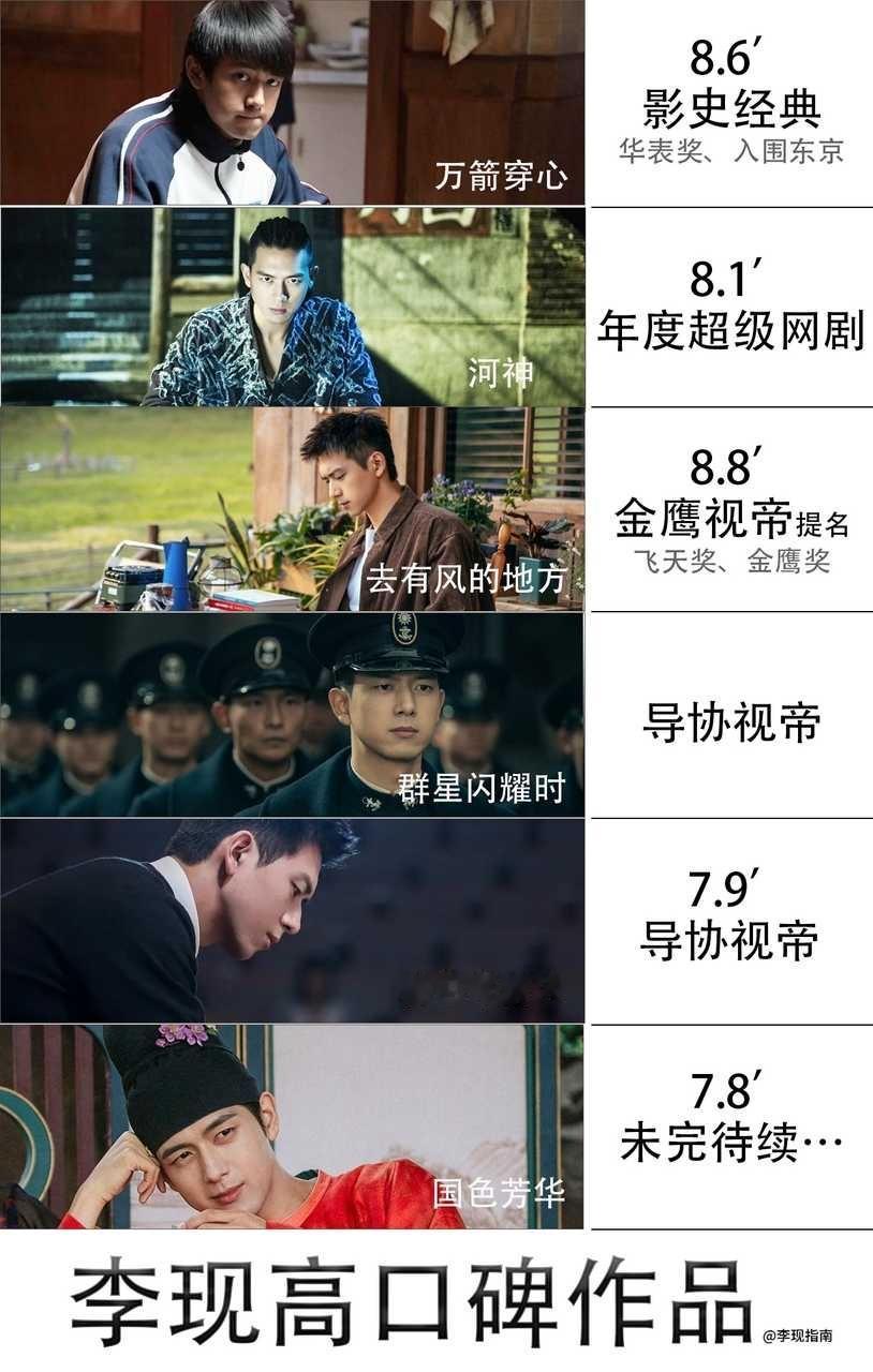 李现部部高分，弹无虚发，什么水平？ ​​​