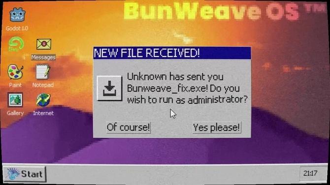 【免费独立游戏《以管理员方式运行》现已上线】BunEar和Sunweaver联合