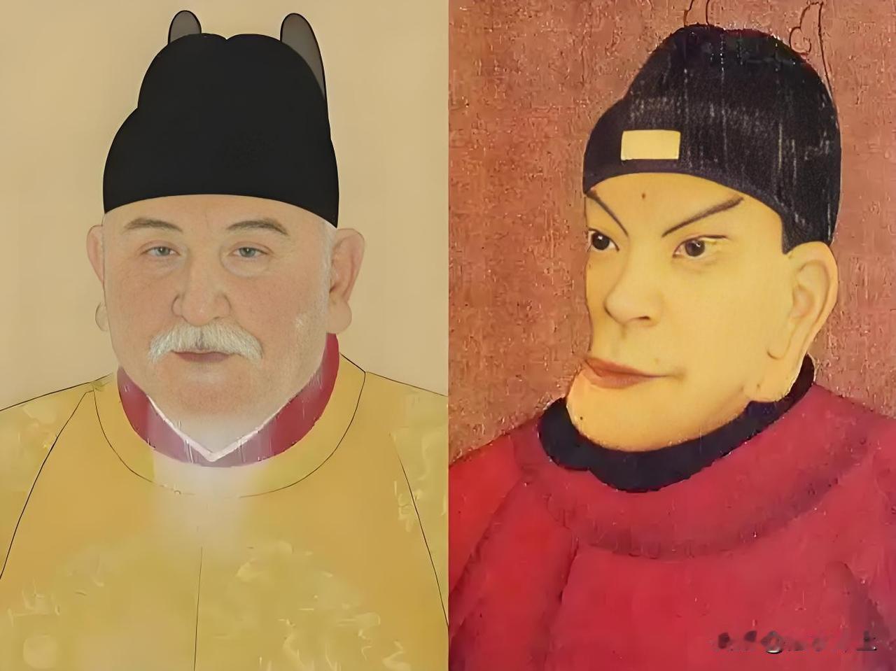 朱元璋“鞋拔子脸像”被修正，但“吃瓜盟主”朱元璋“鞋拔子”脸源于满清对明朝抹黑，