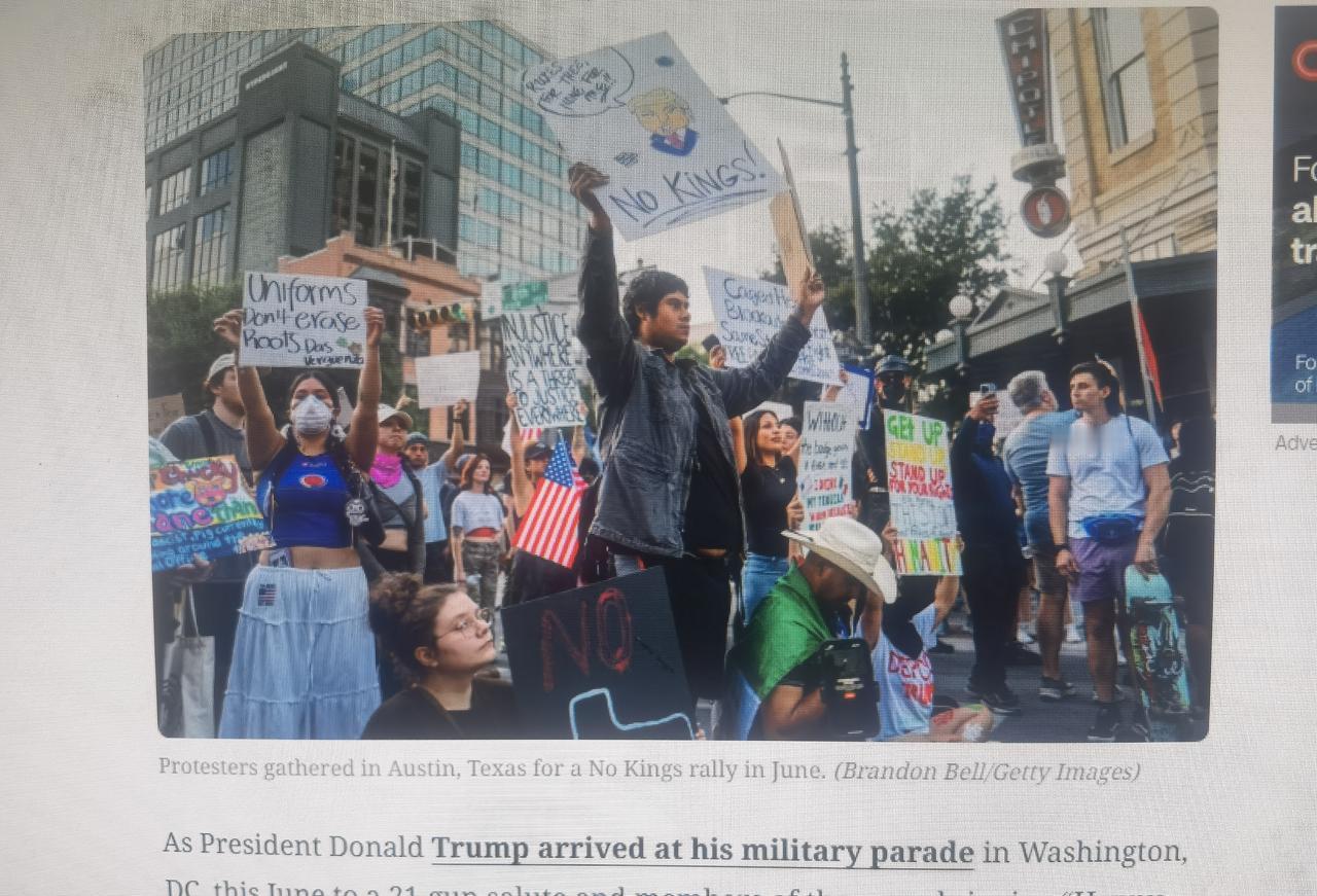 “我们不要国王！”本周末美国将迎来又一次全国性对特朗普的抗议日活动
      