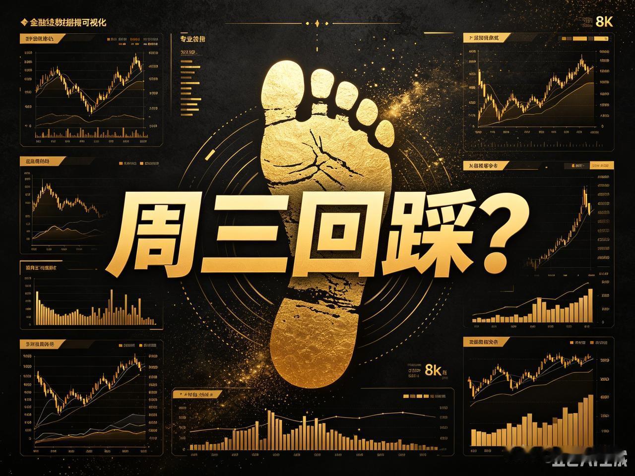 周末和做证券的朋友聊天，
我问他下周怎么走。
他说：周三会回踩。

不是猜。
周
