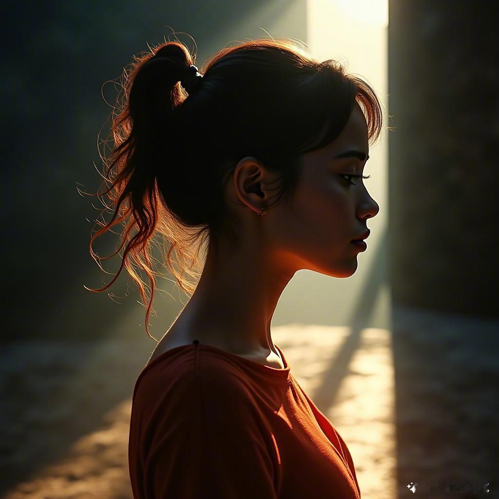 光影交织，情感流淌。她是故事的灵魂，神秘而迷人。✨  人像   光影艺术 （本内