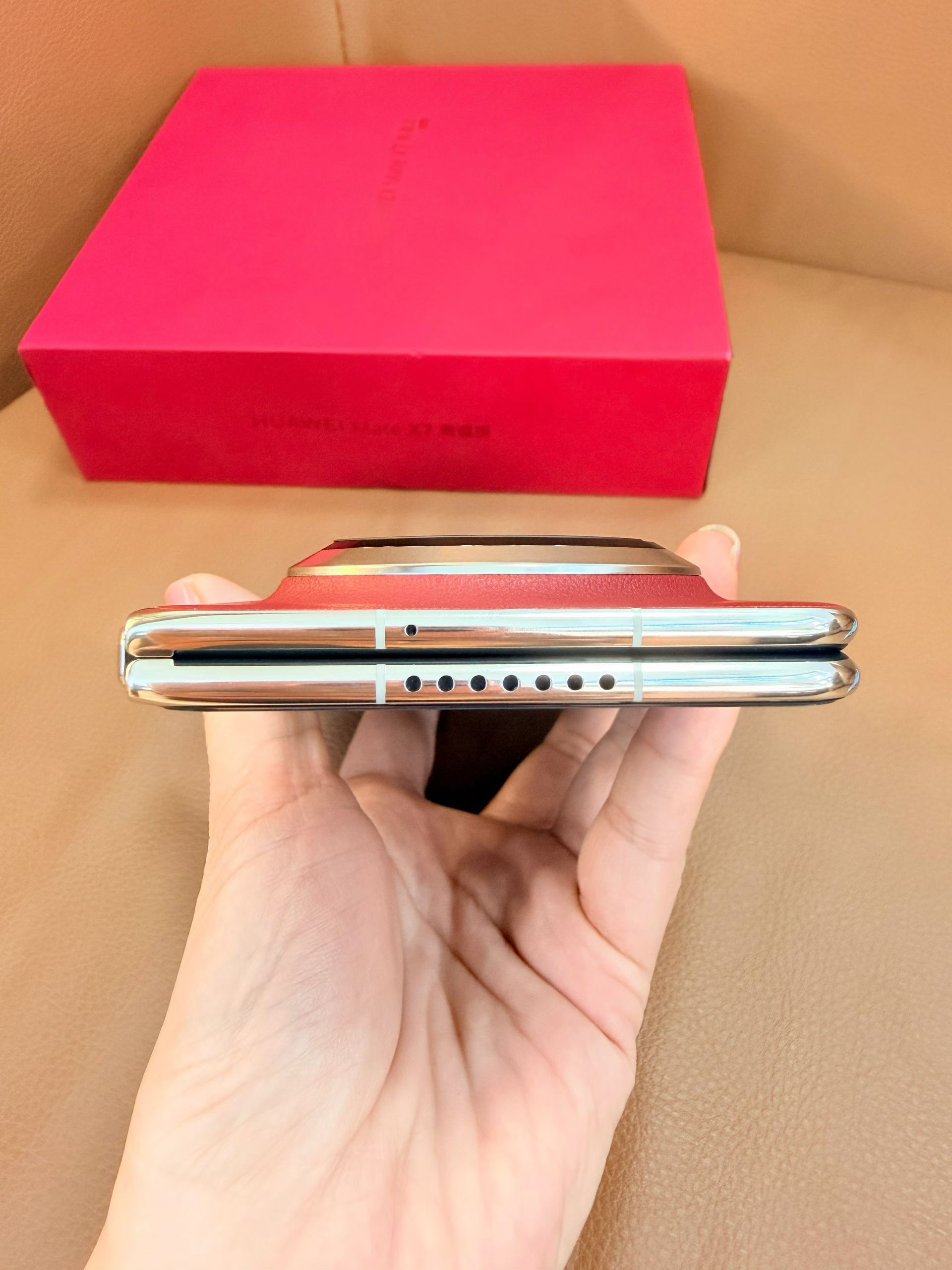 精品二手机华为X7典藏版16+512G红7月27日激活，带Care+，电池效率1