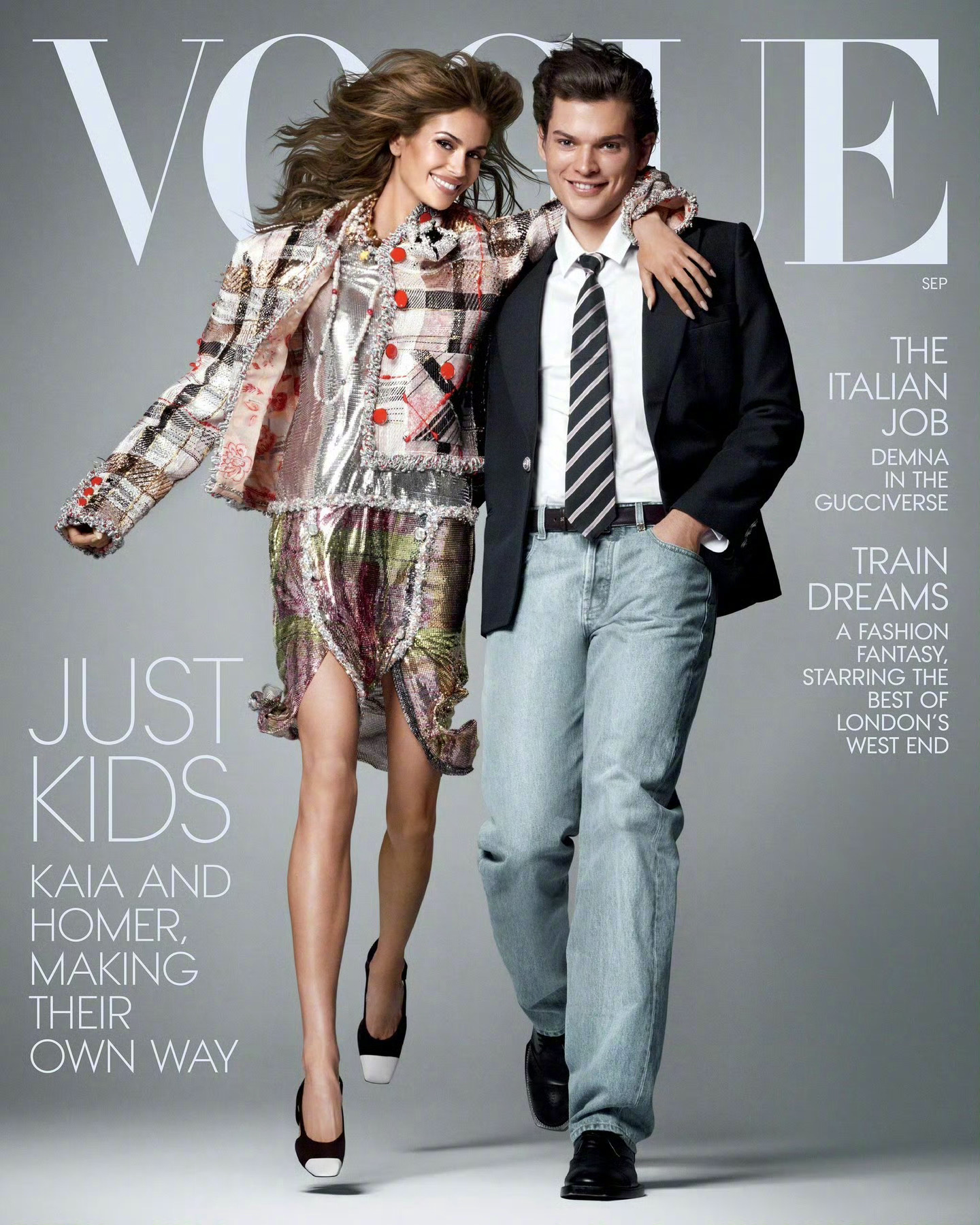 US Vogue September 2026 美版九月刊封面，转型演员的Kai