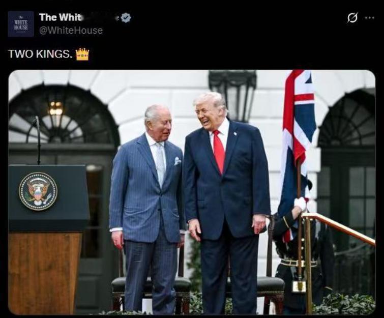 特朗普这么玩，不怕半夜华盛顿总统找他谈心吗？
英国国王访问美国，算不上什么大事，