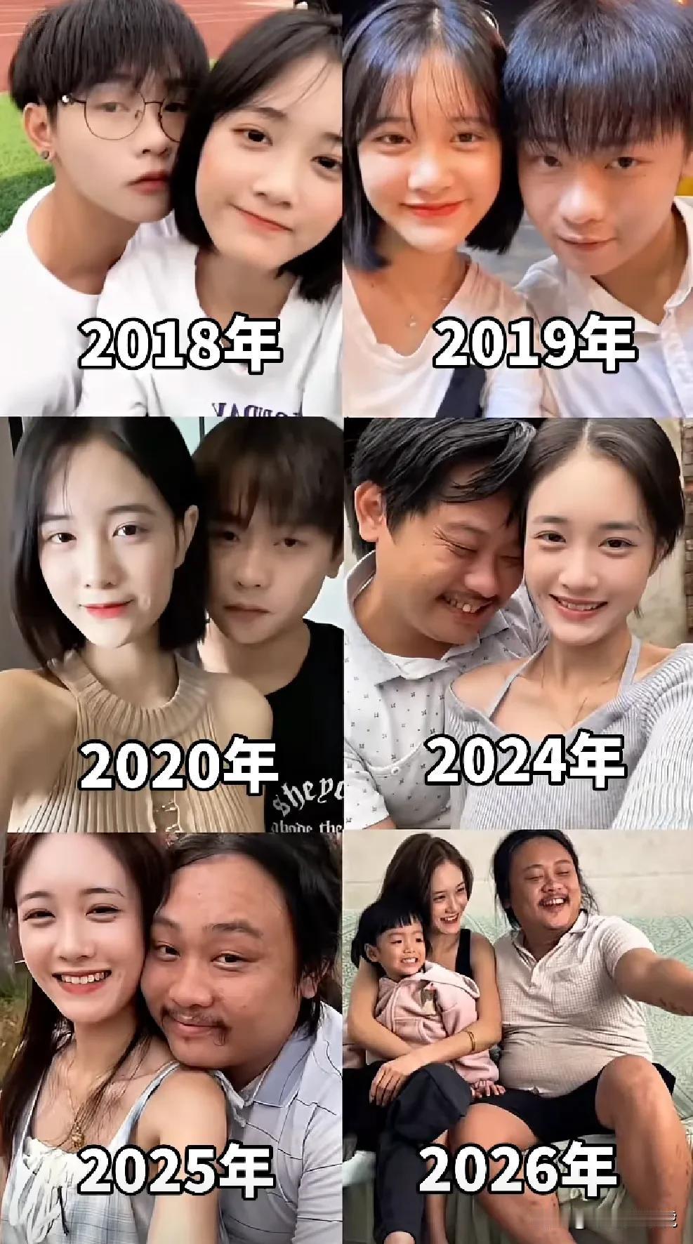 不得不说，这是年度差距最大的合照对比，没有之一！