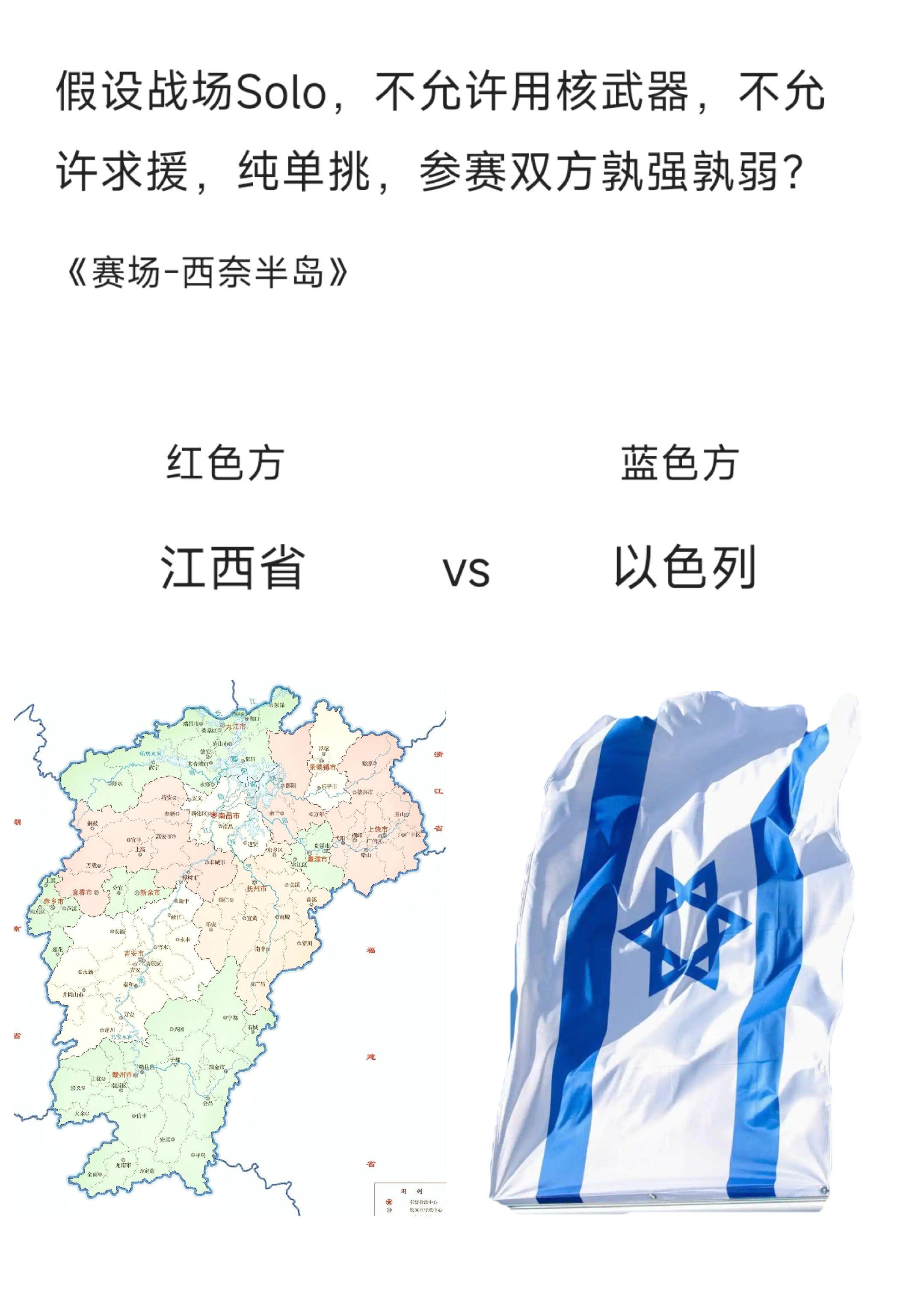 江西vs以色列，孰强孰弱？