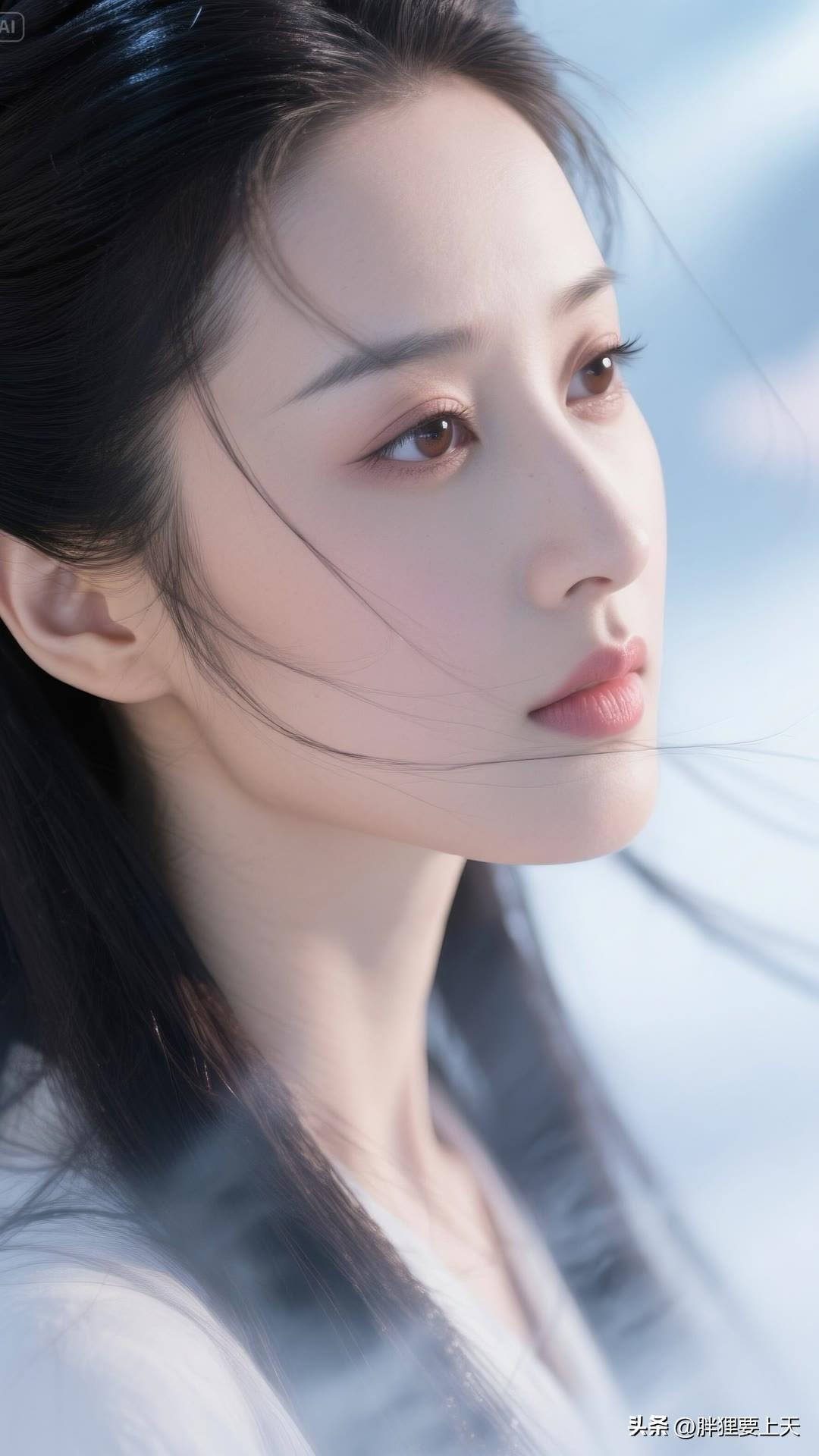 雪落红梅烬，剑舞碎流光 美女人像群 古风