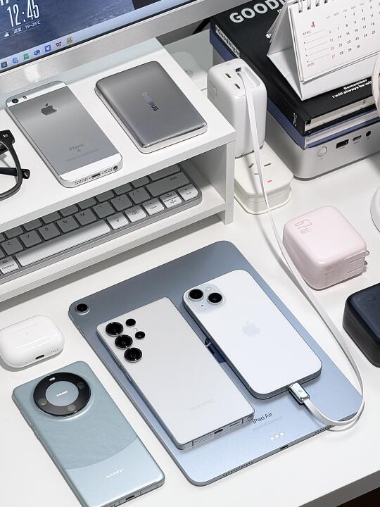 终于和桌面上乱七八糟的充电线说拜拜了👋