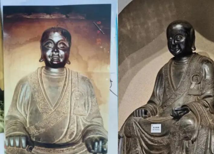 “必须严查！” 近期，有游客在北京观复博物馆参观时，发现展柜里一尊铜造像越看越眼