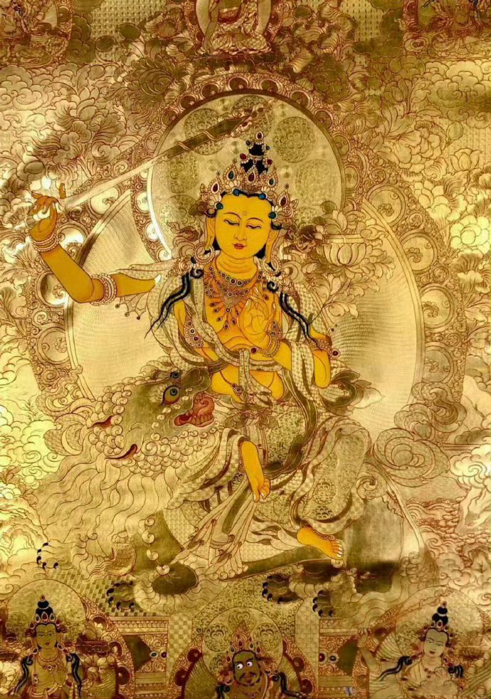 刷到文殊菩萨，不要无视，评论很灵！   运势