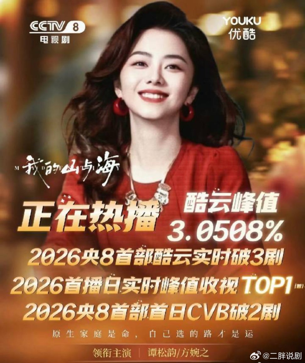 谭松韵收视女王的这个桂冠怎么就这么稳呢，这些年真是独一份了