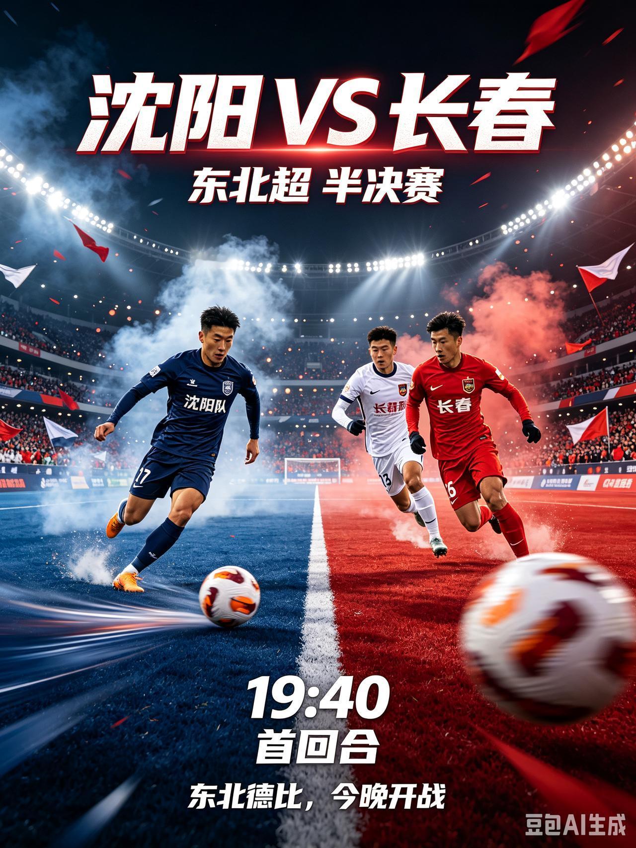 东北超半决赛19:40打响！沈阳主场迎战长春，两回合首回合对决!
    今晚1