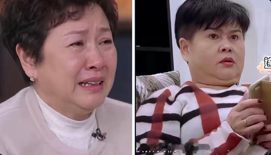 左：邹市明的母亲右：邹市明的丈母娘 