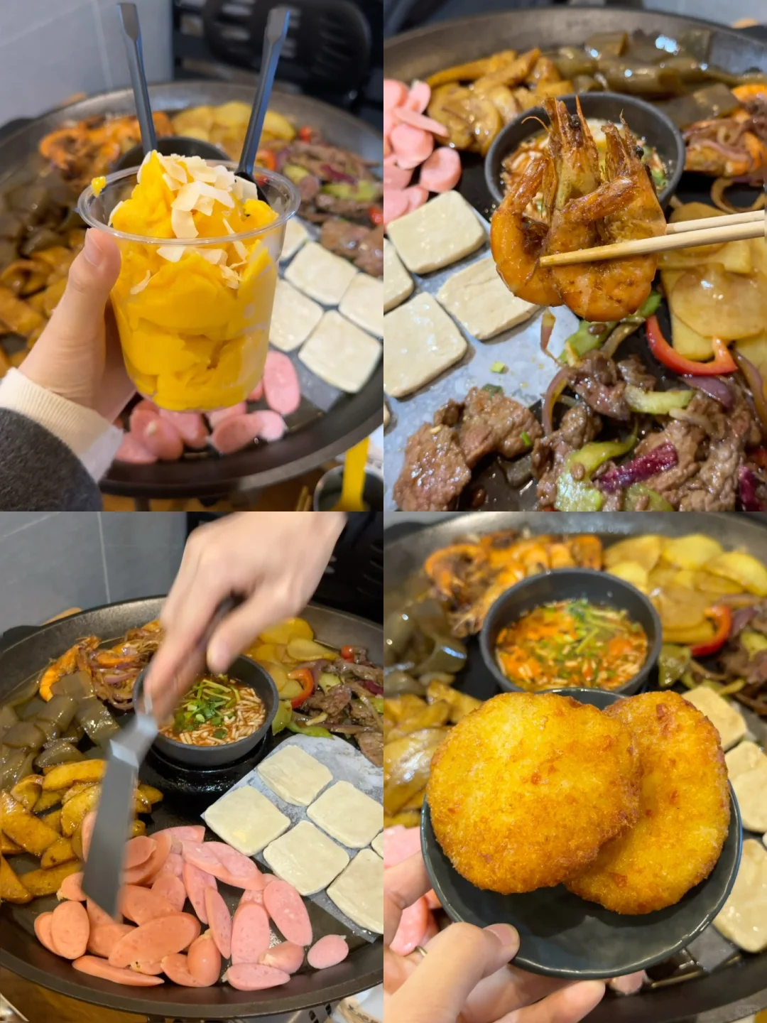 在重庆！吃到了和贵州味道一模一样的烙锅！！