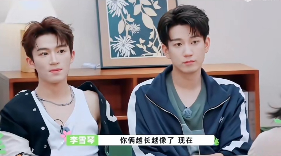 #王子奇刚当上人妻 王星越就出手了# 桃花坞中李雪琴说王星越和王子奇越长越像了，