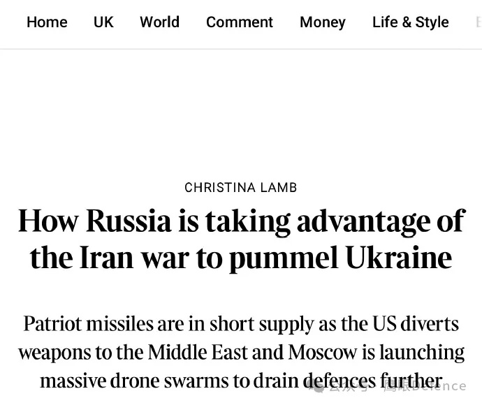 烽火问鼎计划 乌军防空部队目前主要用“爱国者”防空系统反导，确切说，是拦截俄军发