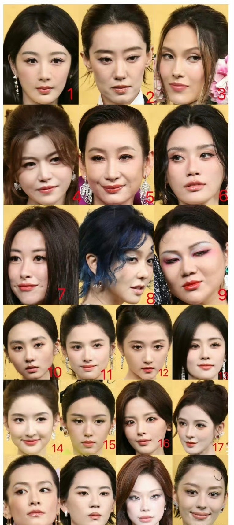 女明星vogue盛典怼脸，你吃谁的颜？ ​​​