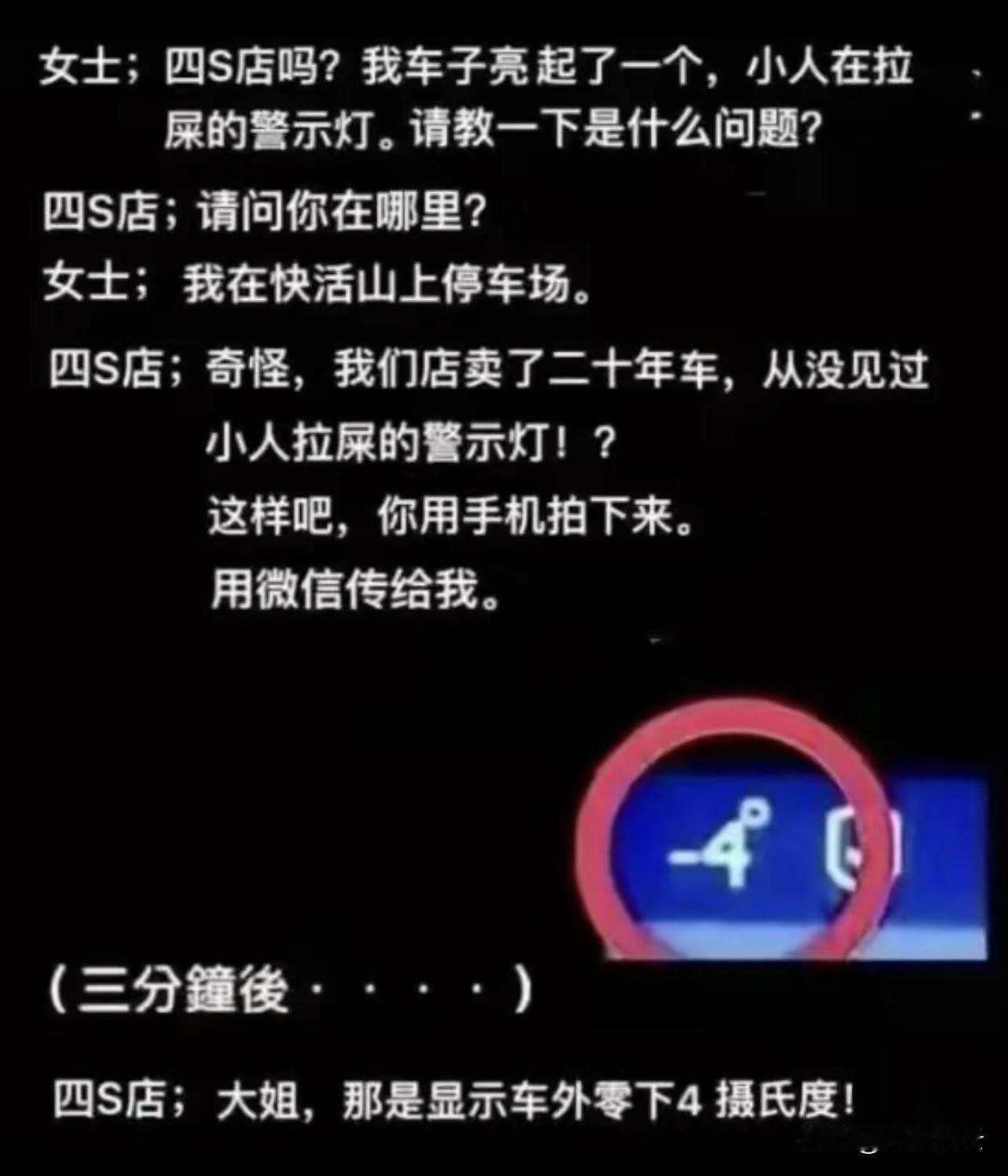 大家能看出来是零下4度吗？
