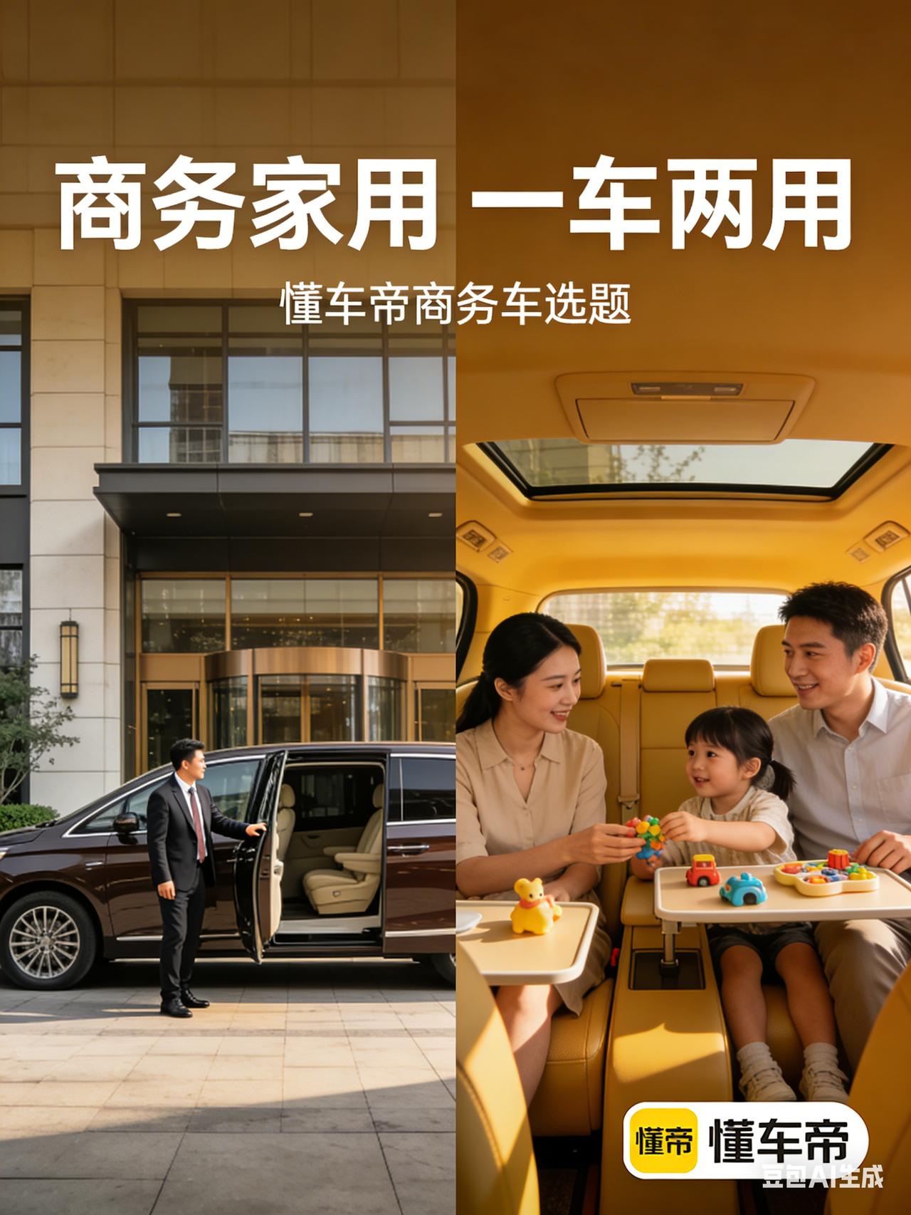 动态 1｜商务排面怎么选？按预算直接抄答案
想靠车撑商务气场，真不用死磕贵的。