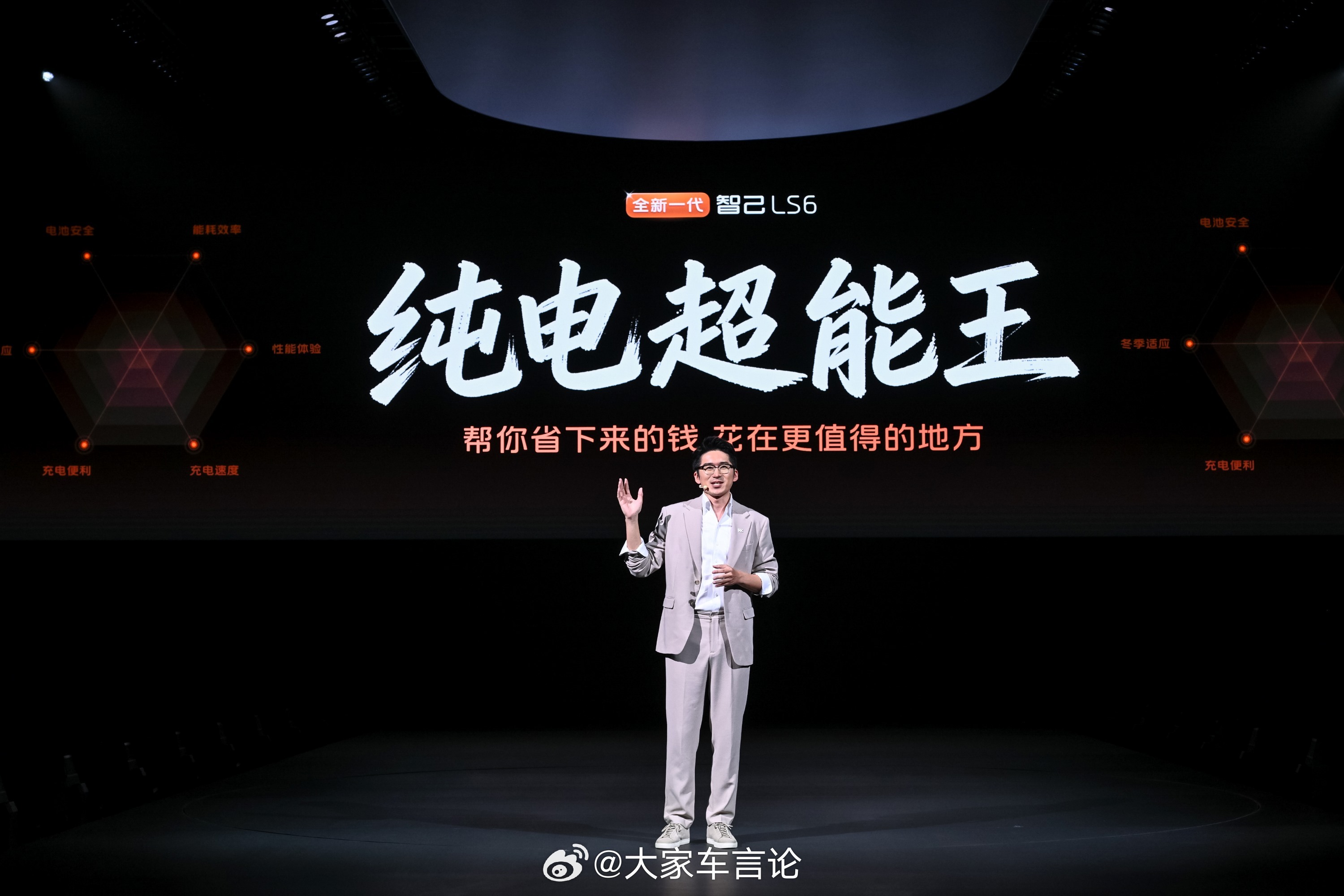 全新智己LS6正式上市，限时权益价19.79万起售。上市权益非常多，免费送B&O