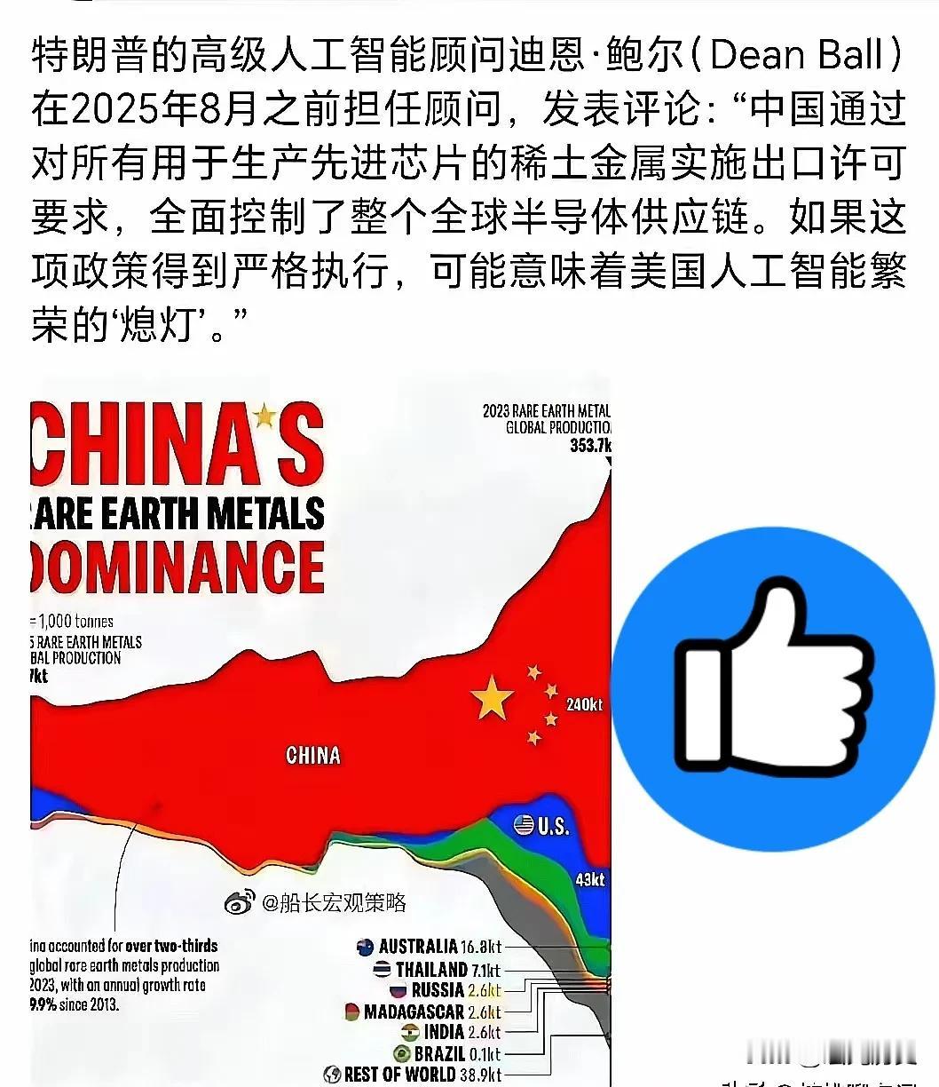 芯片要断粮了！
 
10月9日商务部一句话，全球晶圆厂仓库里那点儿氧化镝只够43