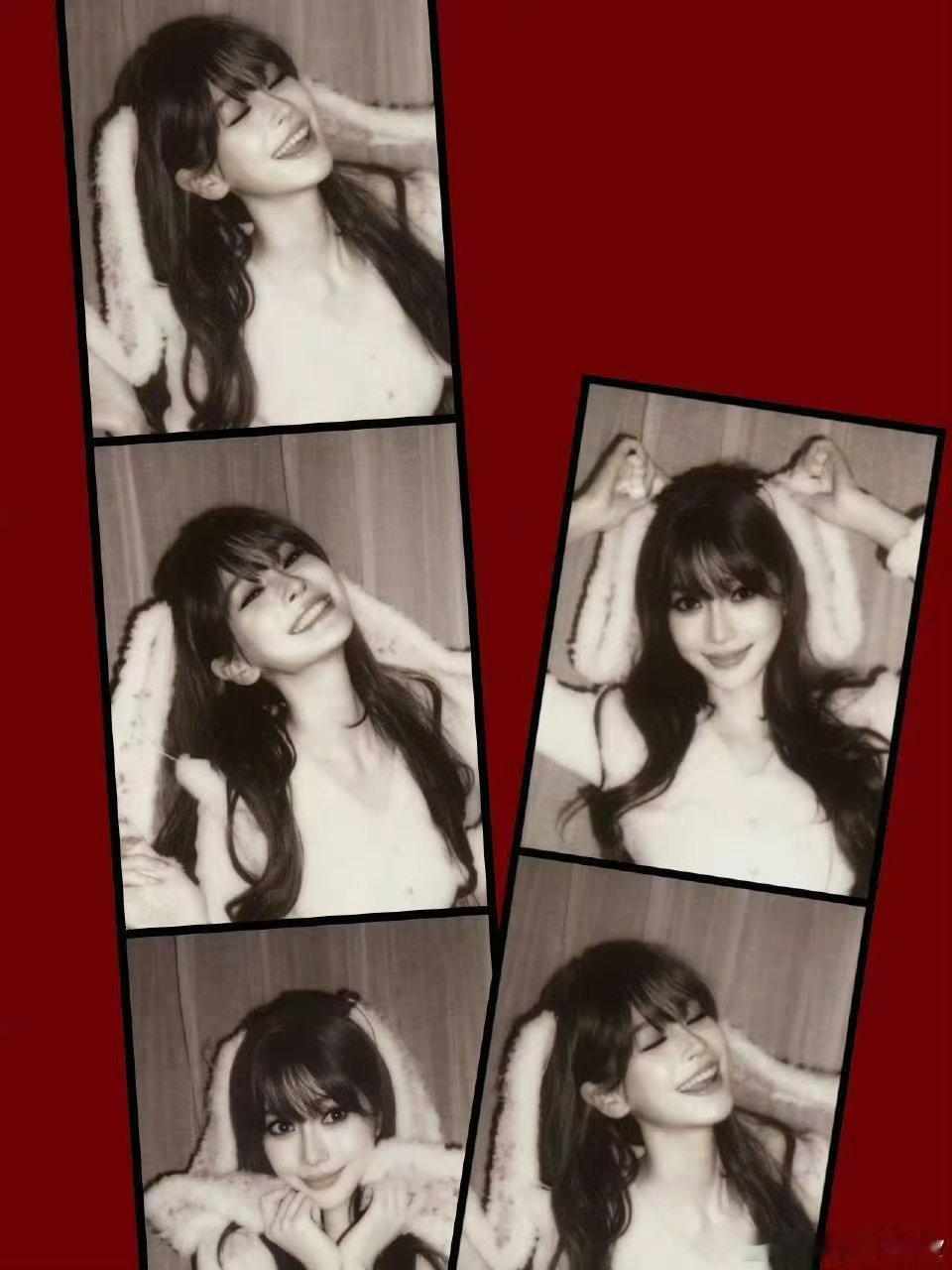 Angelababy兔耳朵撕拉片Angelababy兔耳朵撕拉片，好伟大一张脸，