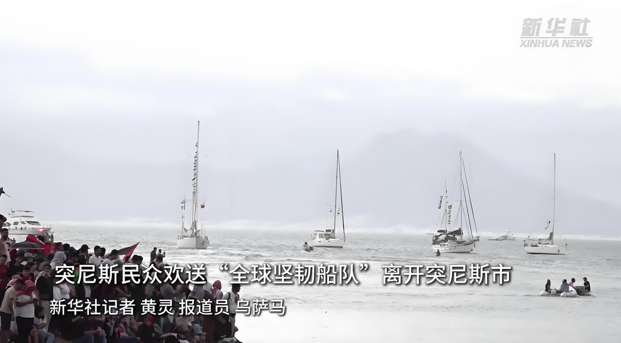 “全球坚韧船队”，能不能安全抵达加沙？

上一次，瑞典的环保少女，就带着救援船队