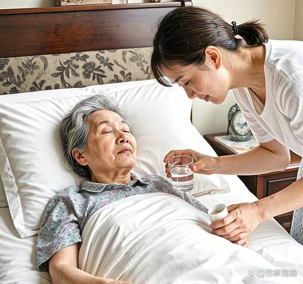 有人发文称，
人到老了，
生活不能自理的时候，
闺女和儿媳妇谁能靠得住？
这位友