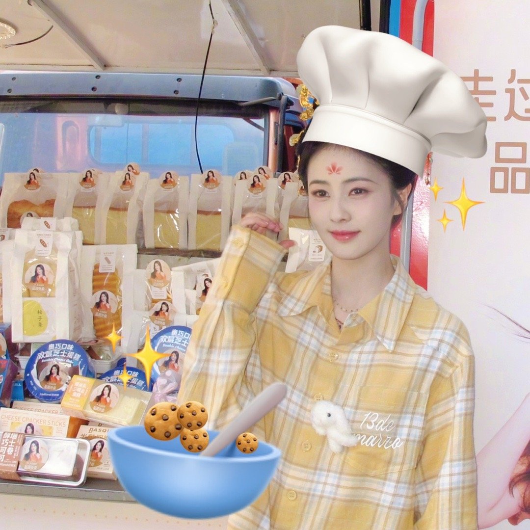 菠大厨你衣服跟吐司撞色辣 ​​​