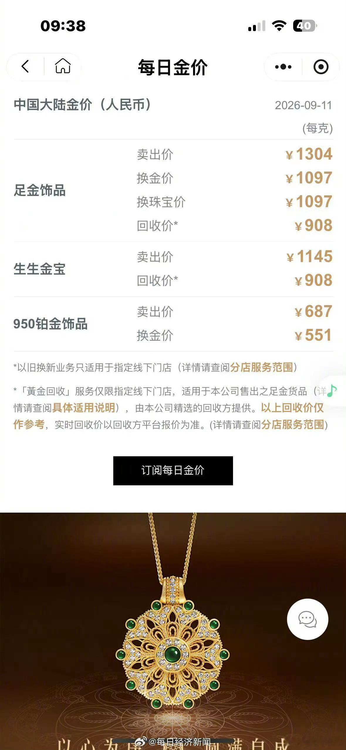 阎肃观察[超话]肃言肃语 【金饰价一夜跌到1304元多家品牌金饰价大跌】油价涨，