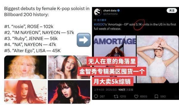 对于金智秀来说，单飞就是真正的照妖镜吧，离开了blackpink给于的团体光环后