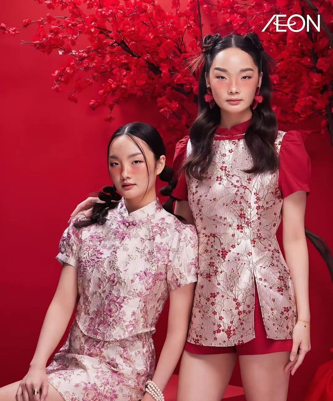 永旺选模特的眼光确实不怎么样！要不识字的，谁知道是永旺？

宣传超市，要么突出生