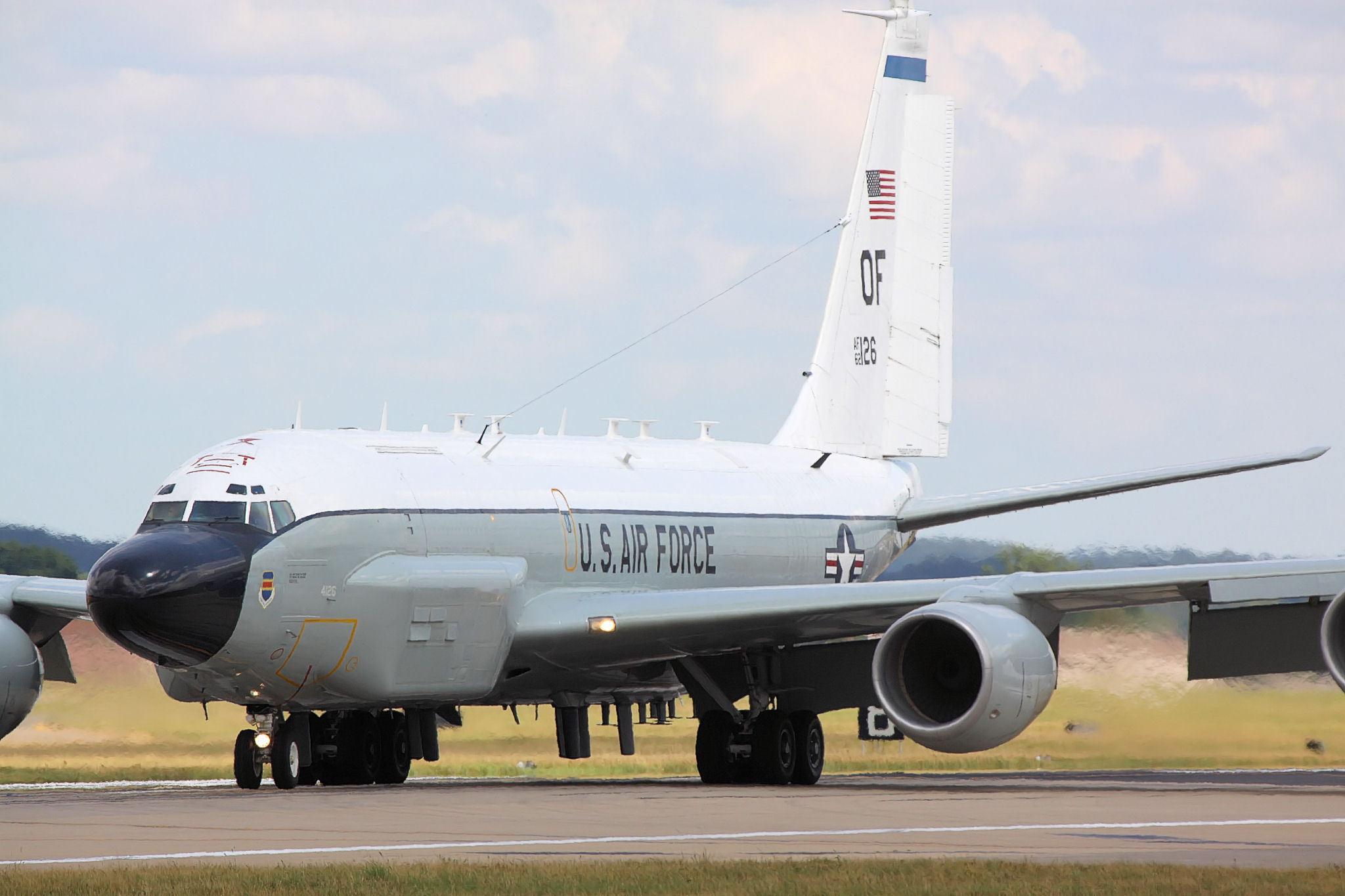 分享圖片：美國波音EC-135/RC-135遠程戰略電子戰機/電子偵察機 