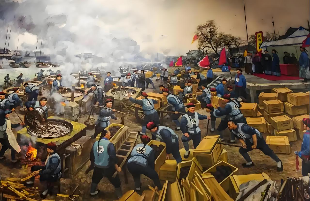 1839年6月3日，钦差大臣奉旨查办广东海口事务大臣节制水陆各营总督部堂林则徐在