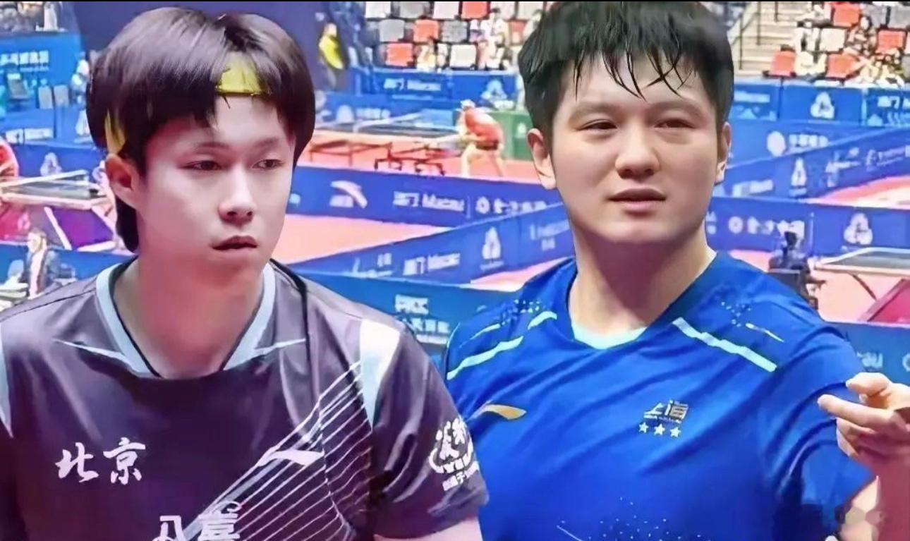 全运会男单半决赛，樊振东和王楚钦的对决，成为了场上的焦点。第一局，王楚钦稳稳拿下