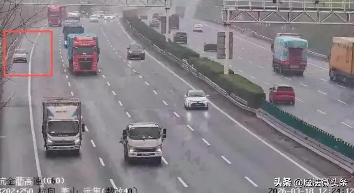 浙江一新能源车剩30%电量却在高速上突然趴窝，司机竟下车在硬路肩上推车这一奇葩景