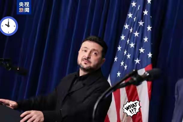 当地时间12月28日，乌克兰总统泽连斯基在美国佛罗里达州与美国总统特朗普会谈后表