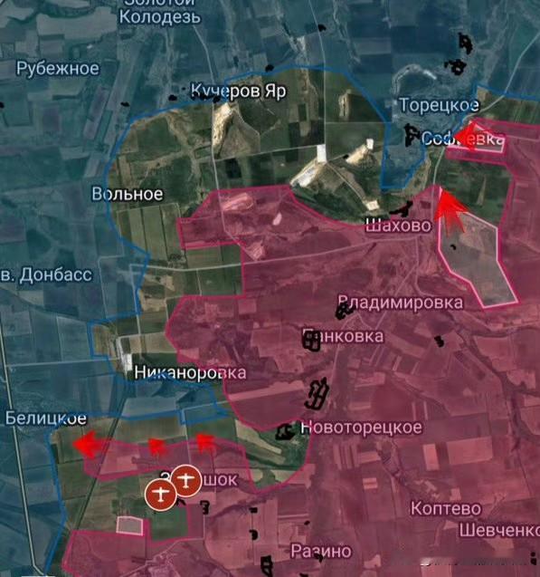 多布罗皮利亚的战况。
该地段再次爆发激烈战斗，乌军正在调集预备队并发起反击，而俄