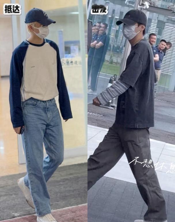 王俊凯演唱会结束😽出发和抵达都是一种styl
王俊凯演唱会结束啦，发现他私服穿