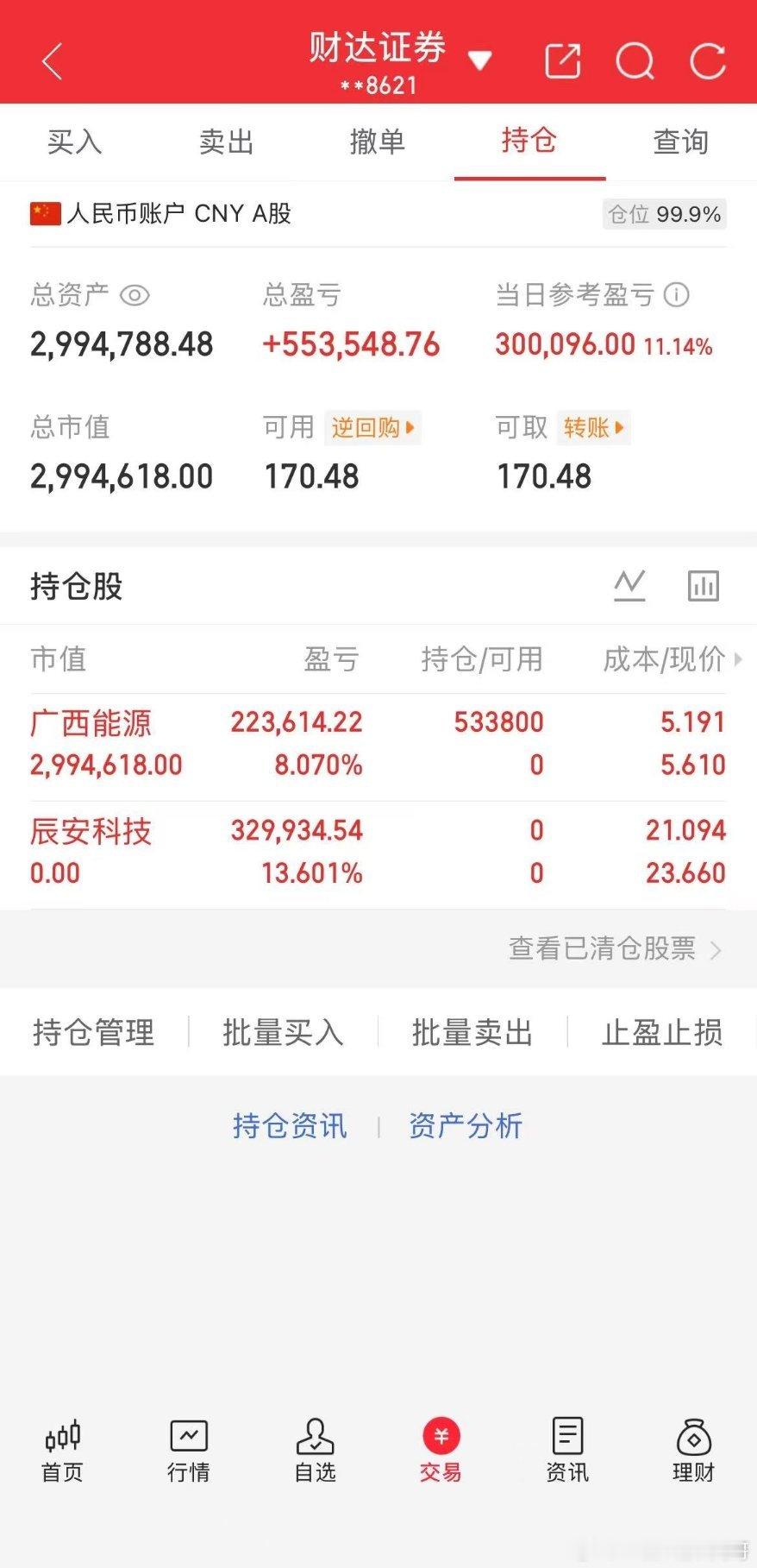 起点：100万本金目标：一年10倍收益（第40天）承诺：全程实盘记录，不藏私、不
