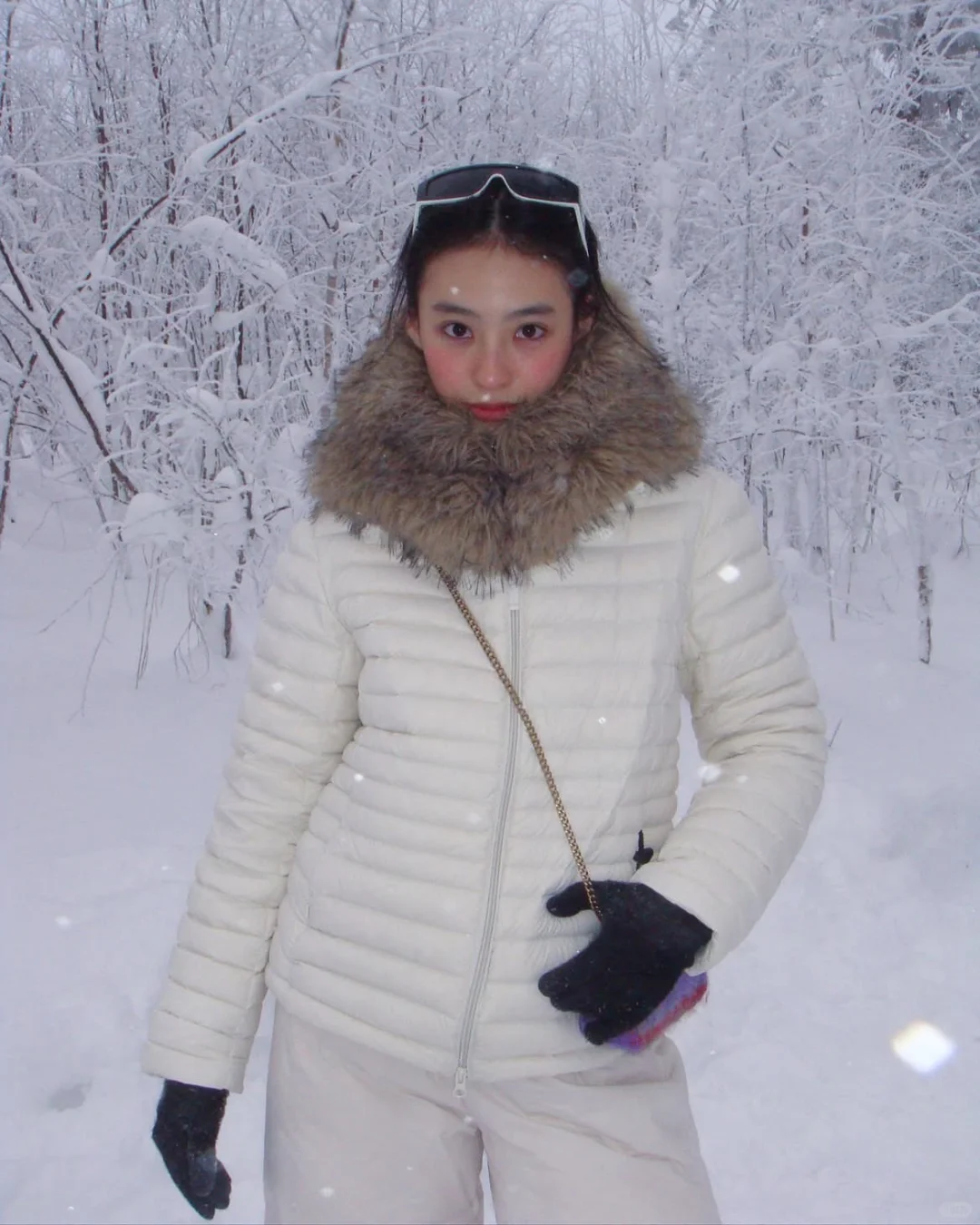 冷冰冰 第一次感受到-17度🥶🥶