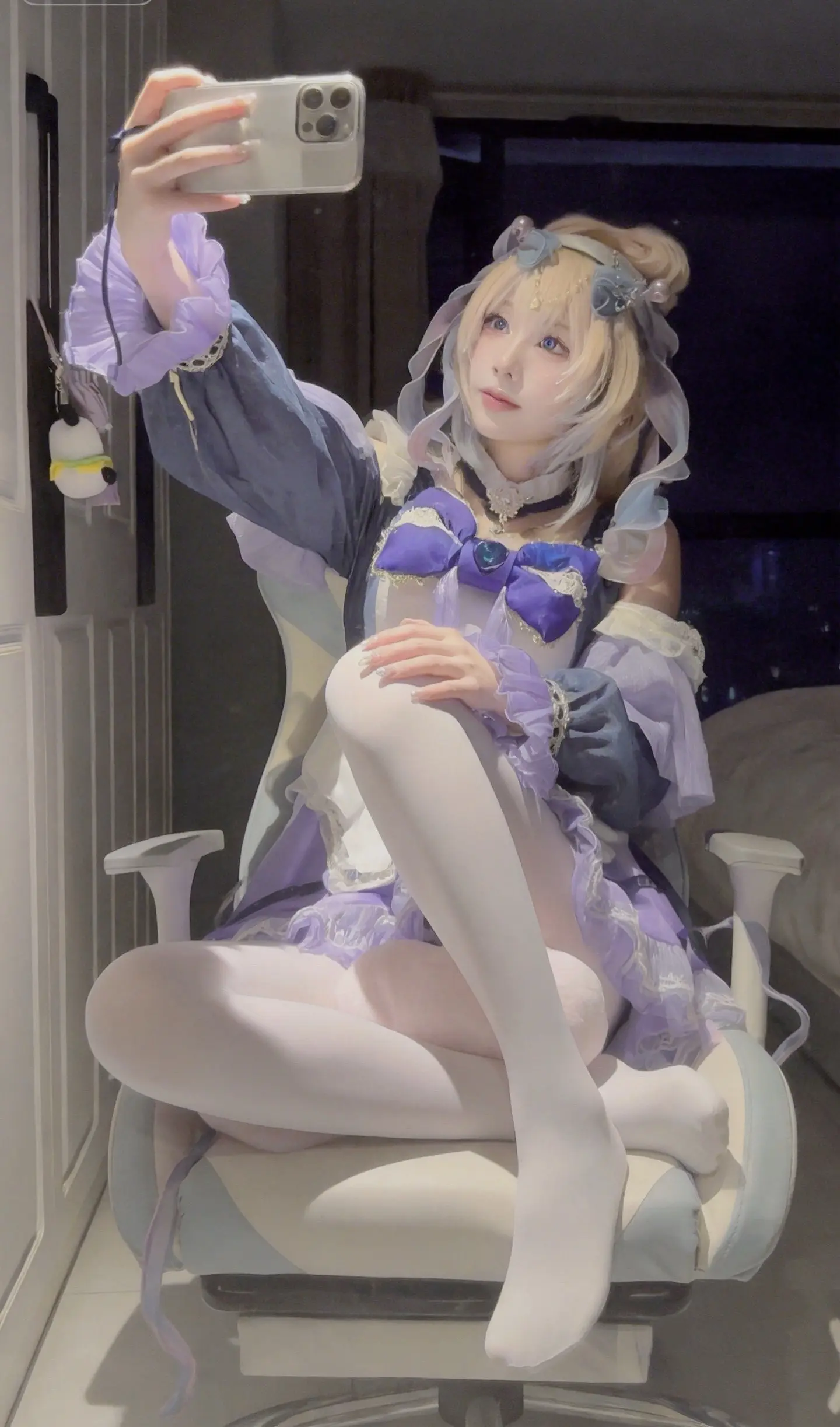 白丝版芭芭拉，甜度直接拉满到溢出💜